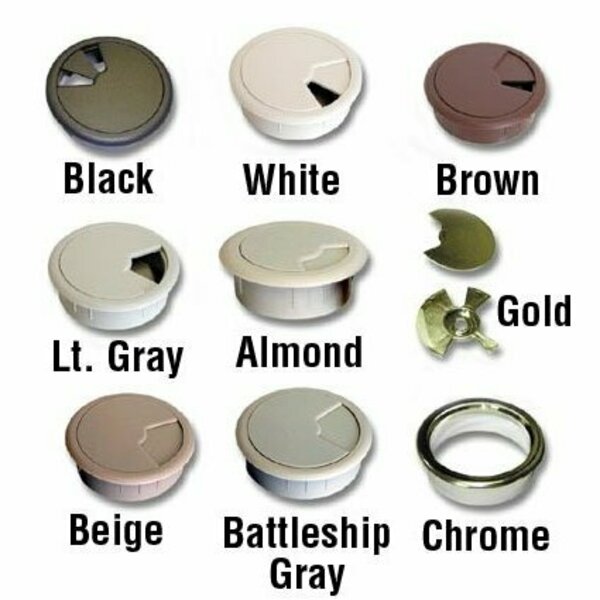 Custom Accents Cable Grommet 2 3/8 in. Beige PF2606